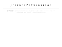 Tablet Screenshot of jeffreypethybridge.net